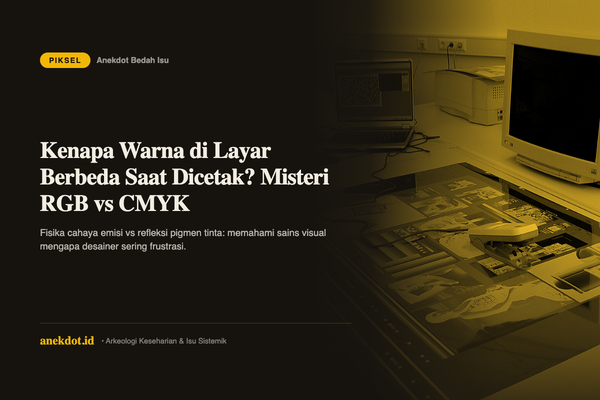 Misteri Layar HP Cerah tapi Pas Diprint Kusam: Perang Optik RGB vs CMYK